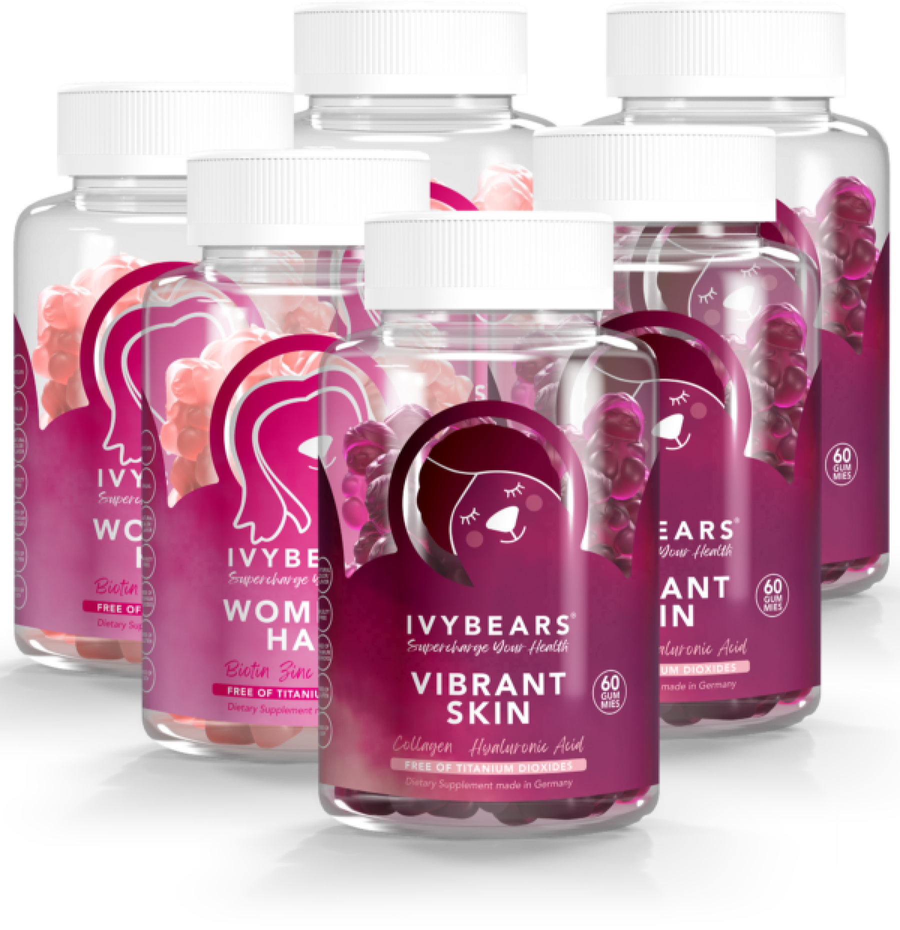 Vibrant Skin & Women’s Hair Vitamins - 3er Set