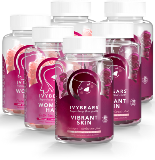 Vibrant Skin & Women’s Hair Vitamins - 3er Set